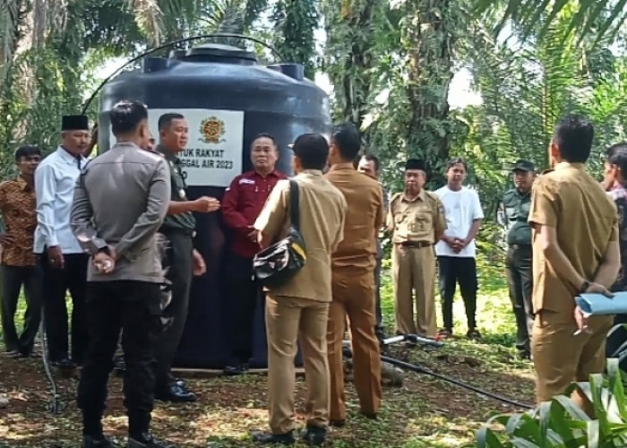Kodim 0423 Bengkulu Utara  Vicon Peresmian 1.898 Titik Air Bersih TNI AD Manunggal Air Bersih Bersama KASAD 