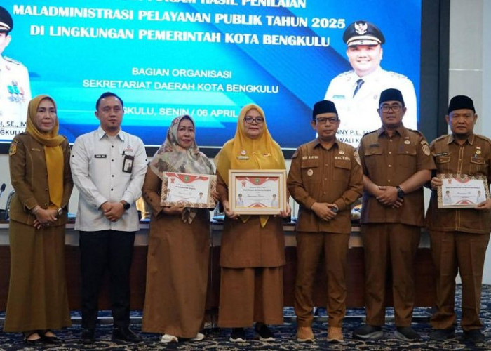  Keren! Kota Bengkulu Sabet Penghargaan Kualitas Tertinggi Pelayanan Publik 2025