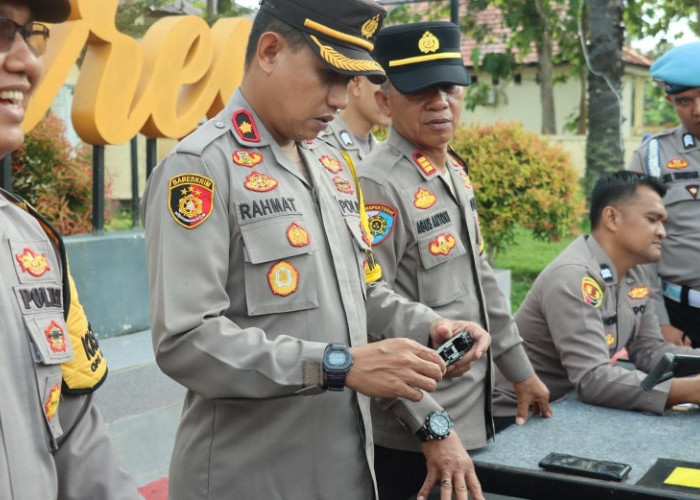 Lakukan Pengecekan, Empat Senjata Personel Polres Bengkulu Selatan Ditarik