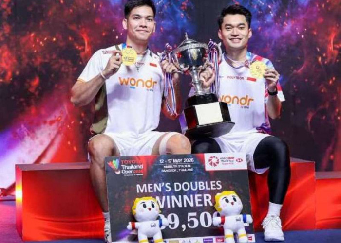  Leo Rolly Carnando-Daniel Marthin Langsung Juara Thailand Open 2026