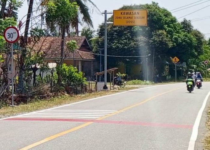 Dinas Perhubungan Kaur Bangun  Zona Selamat Sekolah, Keselamatan Pelajar Diutamakan