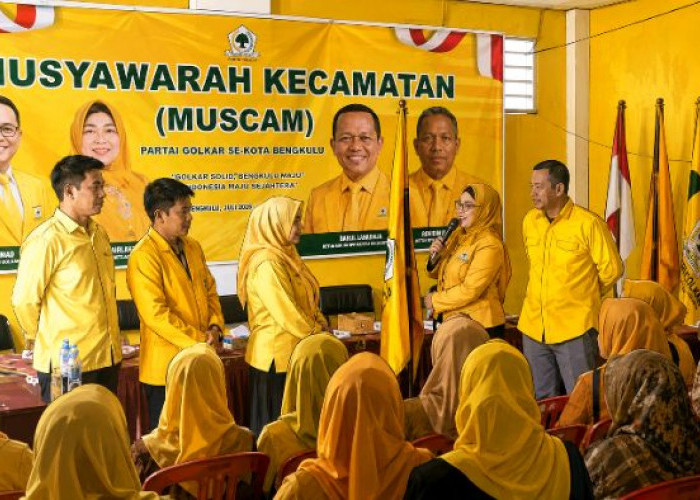 DPD Partai Golkar Kota Bengkulu Mulai Musyawarah Kecamatan, Perkuat Struktur Organisasi hingga Tingkat RT