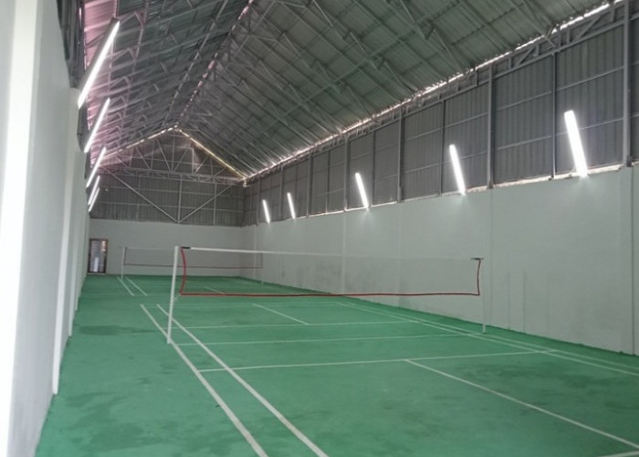 Baru Buka, Lapangan Badminton Gor Badminton Rayyan  Kota Bengkulu Perlu Anda Coba