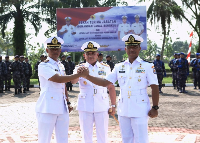 Letkol Laut (P) Yudho Mewah Angkasa Resmi Jabat Komandan Lanal Bengkulu