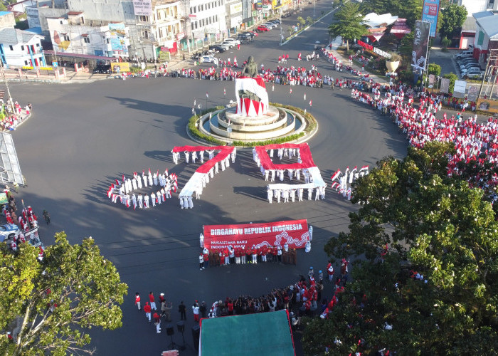 Ribuan Warga Bengkulu Padati Lokasi Monumen Fatmawati di HUT RI ke 79, Semangat Kemerdekaan Menggelora