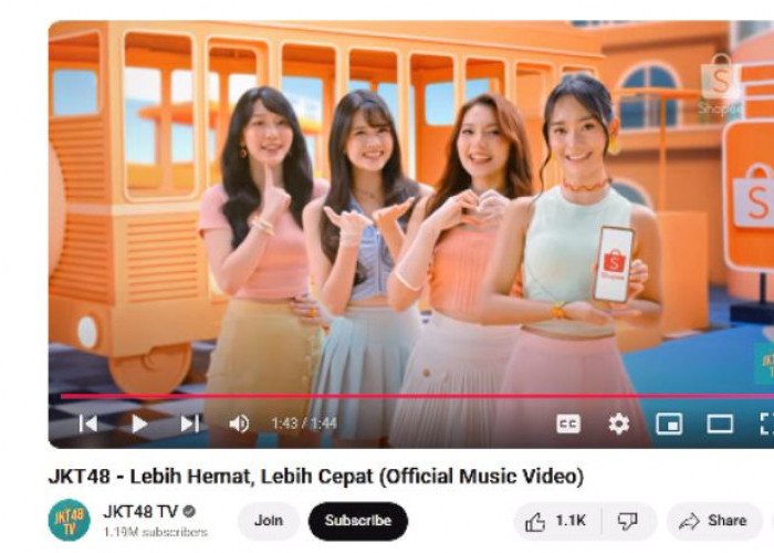 Freya, Christy, Gracia, dan Marsha dari JKT48 Bikin MV Shopee “Lebih Hemat, Lebih Cepat” Semakin Seru!