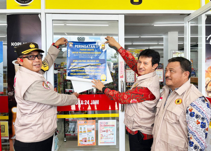  Kolaborasi Pemkot Bengkulu dan Polres Basmi Pungutan Liar parkir di Gerai Alfamart