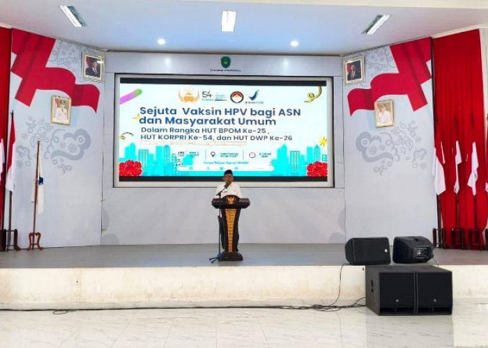 Kota Bengkulu Gelar Vaksinasi HPV   Massal Gratis di Balai Kota Merah Putih