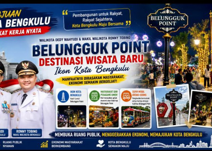 Hadirnya Belungguk Point Dampak Ekonomi Semakin Bergairah, Menjadikan Lahan Mencari Rezeki Masyarakat Bengkulu