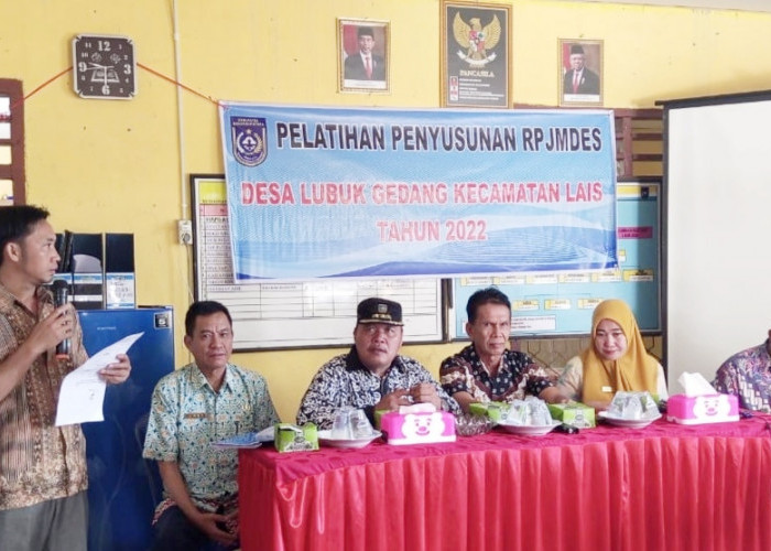  Lubuk Gedang Gelar Bimtek Penyusunan RPJMDes 2022/2028