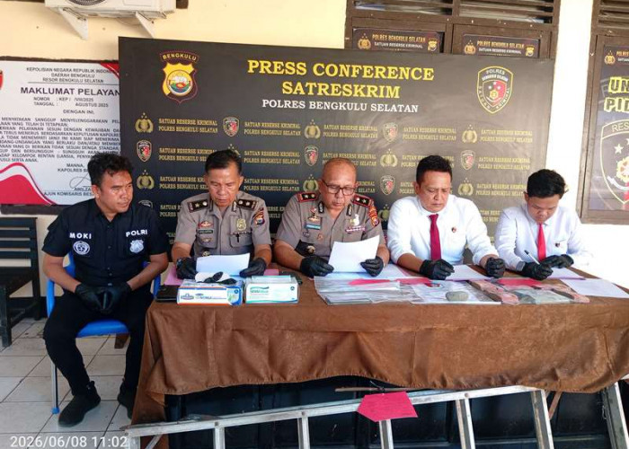Berikan Rasa Aman Kepada Masyarakat,Polres Bengkulu Selatan Berhasil Ungkap Sejumlah Tindak Kejahatan