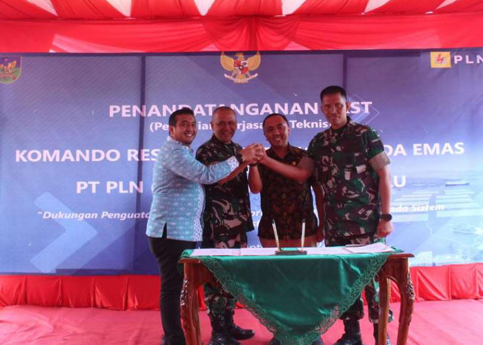 PLN UP3 Bengkulu dan TNI Bersinergi Wujudkan Keandalan Listrik di Bengkulu