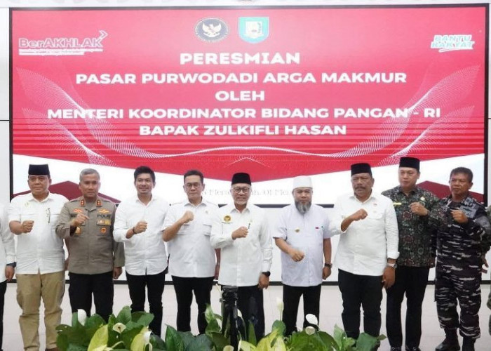 Sinergi Pusat dan Daerah: Menko Pangan Resmikan Pasar Purwodadi Arga Makmur