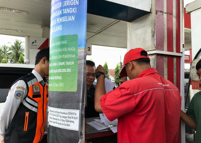 Dishub Benteng Gelar Monev BBM Bersubsidi di SPBU Kembang Seri