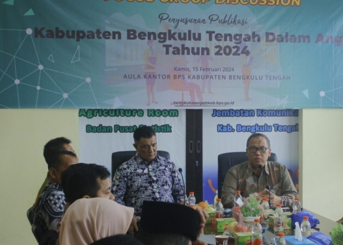  Dibuka Penjabat Bupati, Bengkulu Tengah Wujudkan SDI dengan FGD Evaluasi Penyusunan Publikasi  dalam Angka