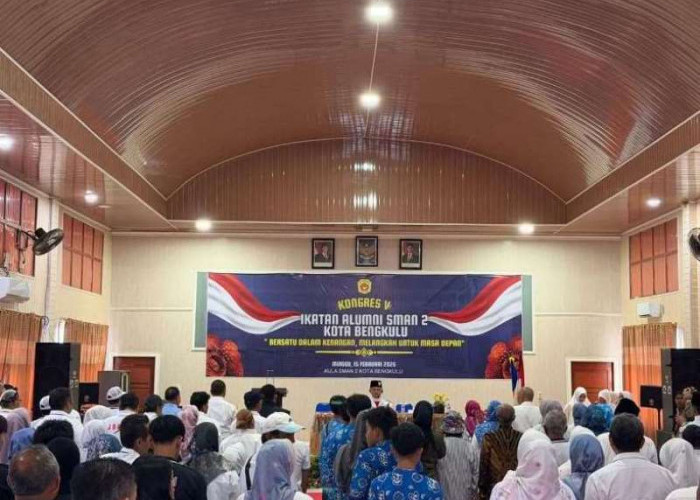 Kongres V Alumni SMA Negeri 2 Kota Bengkulu Sukses Digelar, Brigjen Dicky Sondani Jadi Ketua