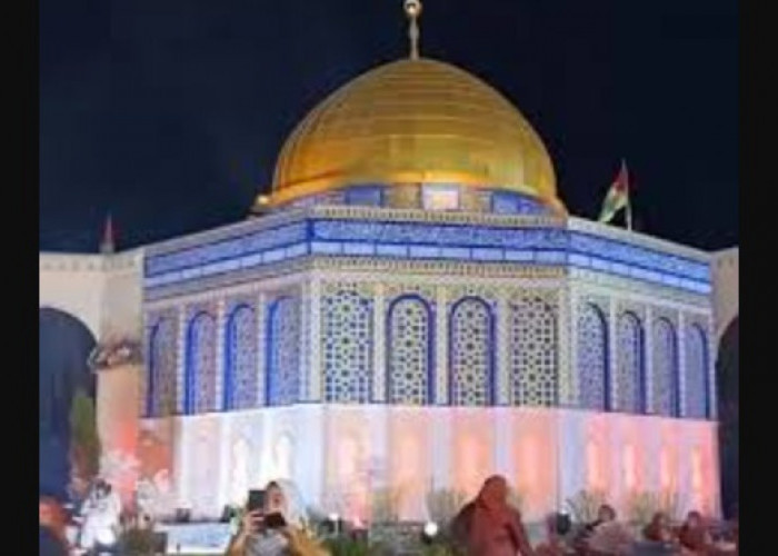 Viral, Pernikahan di Bangkalan Ada Replika Masjid Al Aqsa Palestina