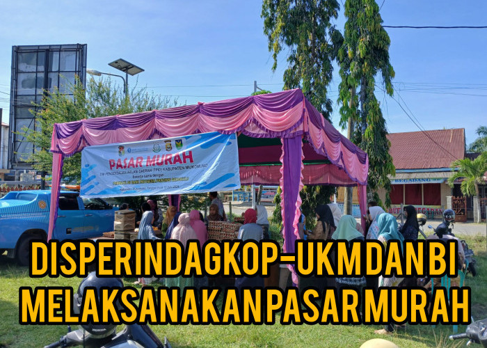 Kerjasama Disperindagkop-UKM Mukomuko dan Bank Indonesia Sangat Bermanfaat untuk Masyarakat