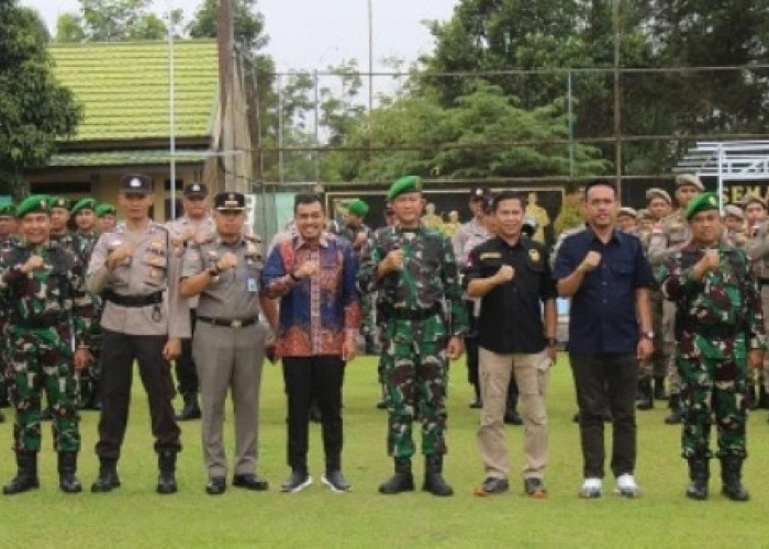 Sinergi dan Koordinasi, Kodim 0423 Bengkulu Utara Gelar Apel Siaga Pilkada 2024