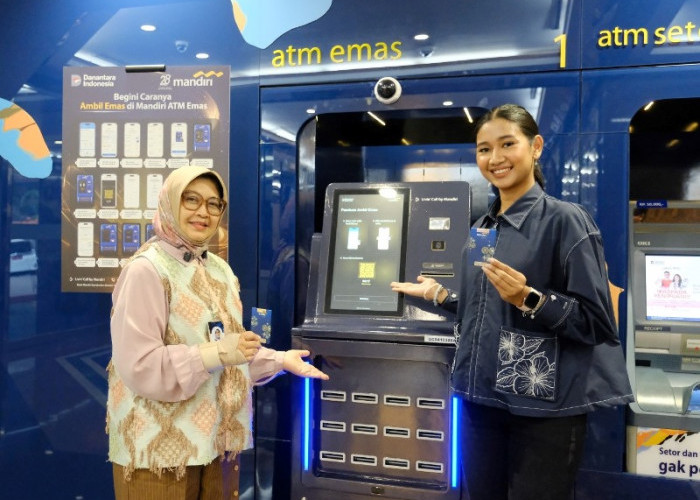28 Titik, Bank Mandiri Hadirkan ATM Emas, Permudah Nasabah Ambil Emas Fisik 