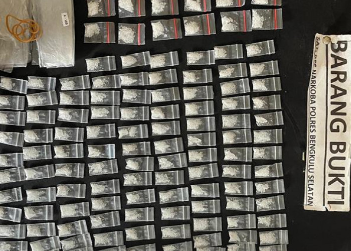 Baru Menjabat Kasat Narkoba Bengkulu Selatan, Dua Pemuda Diamankan dengan 144 Paket Sabu