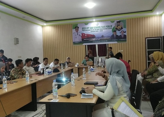 Kabupaten Kaur Gelar Kick Oof dan Konsultasi Publik dalam Penyusunan KLHS-RPJMD Tahun 2024-2029