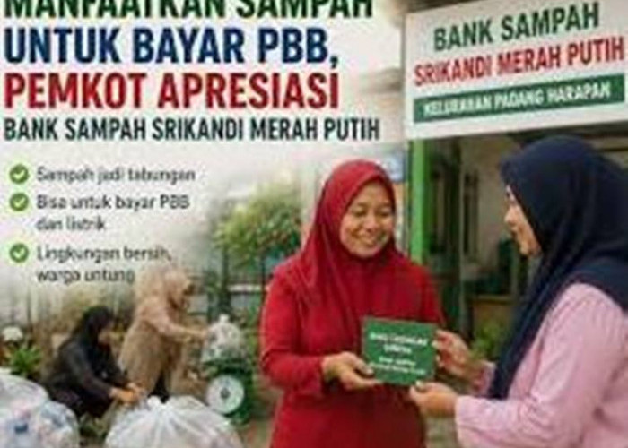 Warga Padang Harapan Bengkulu Bisa Bayar Pajak dan Listrik Pakai Tabungan Sampah