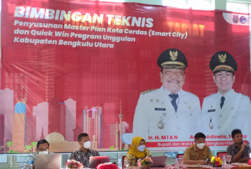 Bimbingan Penyusunan Master Plan Smart   City Tahap II Dibuka Kadis Kominfo BU