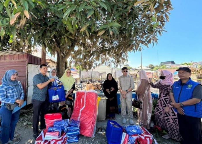 Masih Diselidiki Penyebab Kebakaran di Kawasan  Kebun Keling, Pemkot Bengkulu Sigap Salurkan Bantuan