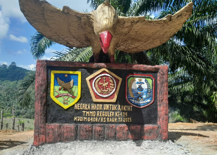 Tugu Prasasti TMMD Ke-124 Kodim 0408/BS, Tuntas Pengerjaannya