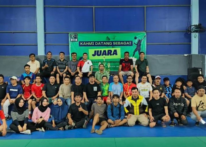 Turnamen Badminton Cup Series 1 KAHMI Kota Bengkulu: Wadah Kebersamaan Lintas Generasi