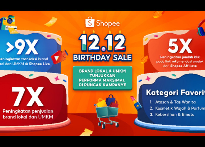 Puncak Kampanye Shopee 12.12: Brand Lokal dan UMKM Tunjukkan Performa Maksimal dengan Peningkatan Penjualan