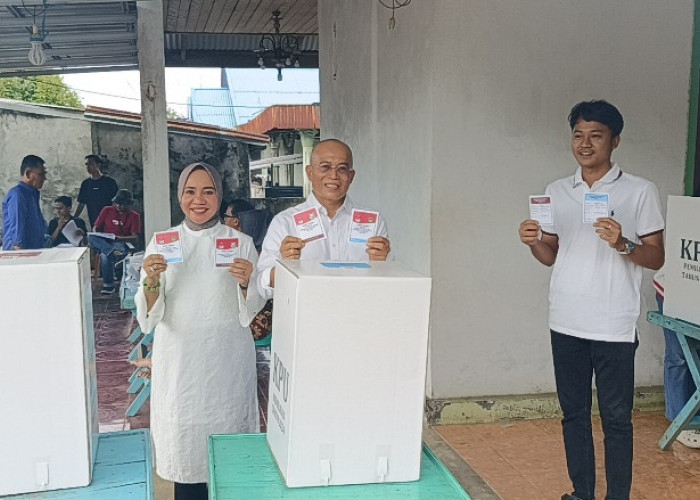 Usai Nyoblos Diri Sendiri, Gusnan Mulyadi Yakin Terpilih Lagi Jadi Bupati Bengkulu Selatan