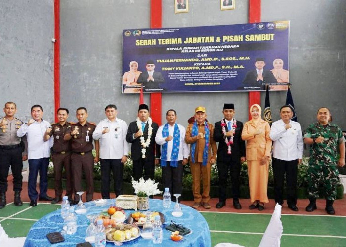 Penjabat Sekda Kota Bengkulu  Hadiri  Sertijab Kepala Rutan Bengkulu