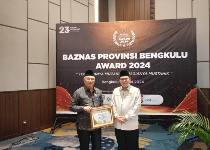 Sukses, Baznas Kaur Memperoleh 2 Penghargaan Dalam Event Baznas Award 