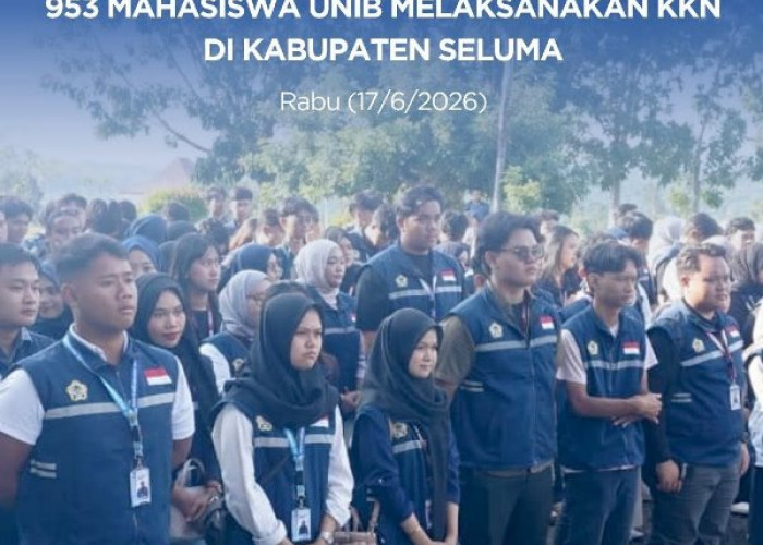 953 Mahasiswa Universitas Bengkulu KKN di Seluma