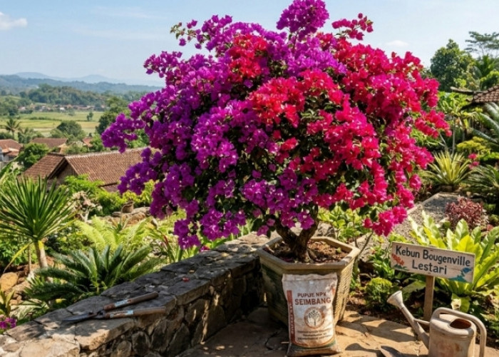 Ini Dia Cara Membuat Tanaman Bougenville Cepat Berbunga Lebat 