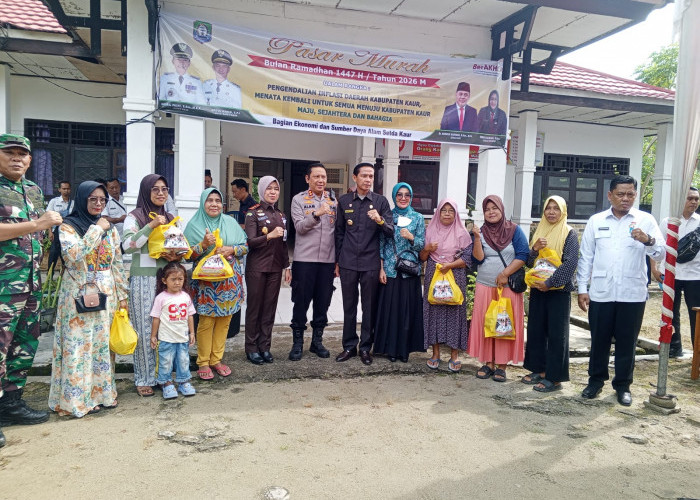 Pasar Murah di Mulai, Pemda Kaur Pangkas Harga hingga 20 Persen dari Pasaran 