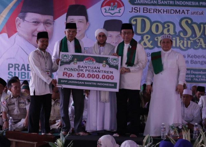 Melalui JSI Sumsel, Prabowo Minta Doa Masyarakat Palembang Agar Pemilu 2024 Damai