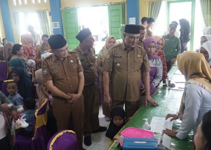 Bengkulu Tengah Lakukan Pencanangan  PIN Polio dan Launching Wajah Baru Posyandu  