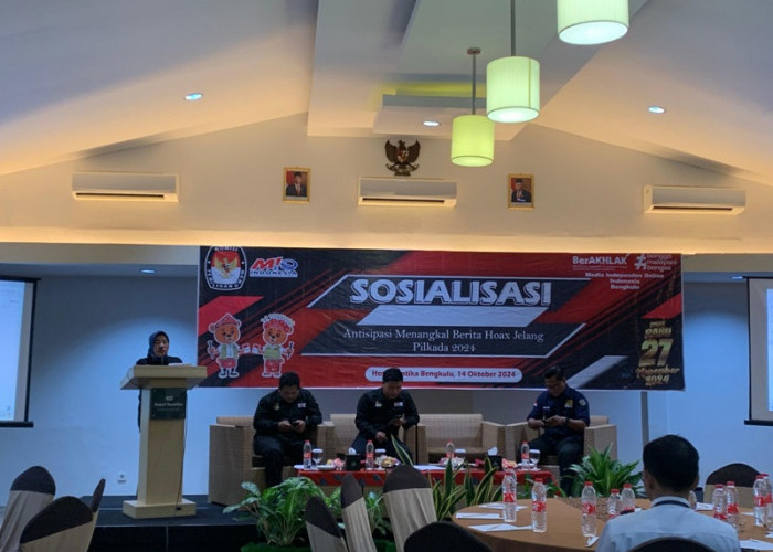 KPU Provinsi Bengkulu  Lakukan Sosialisasi Menangkal Berita Hoax