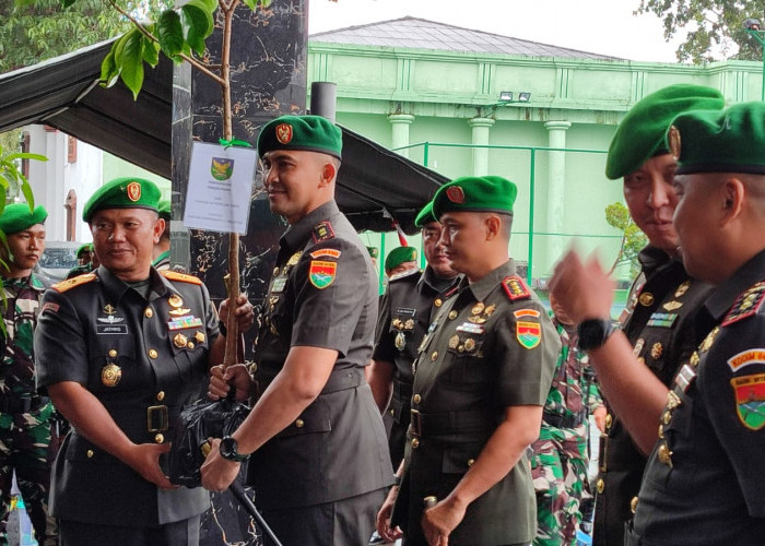Korem 041/Gamas Peringati Hari Juang TNI AD Ke 80, Puluhan Ribu Pohon akan Ditanam