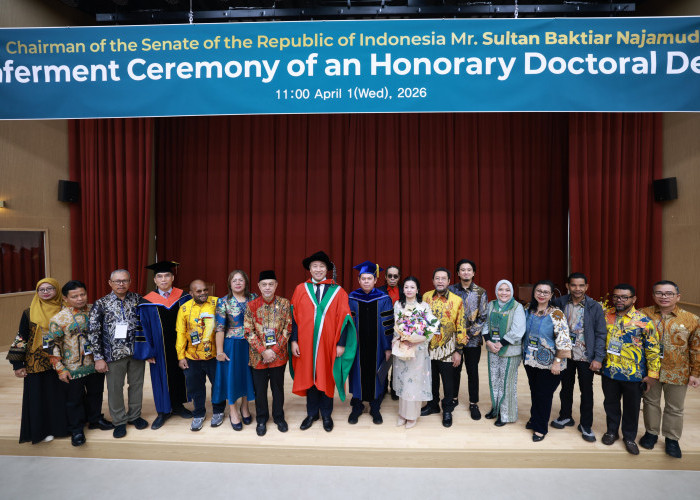 Ketua DPD RI Sultan B Najamudin Dianugerahi Doktor Honoris Causa oleh Korea Maritime & Ocean University