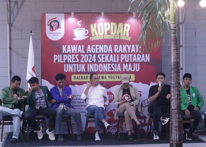 Kawal Agenda Rakyat: Pilpres 2024 Sekali Putaran untuk Indonesia Maju, Mahasiswa Yogyakarta Kopdar