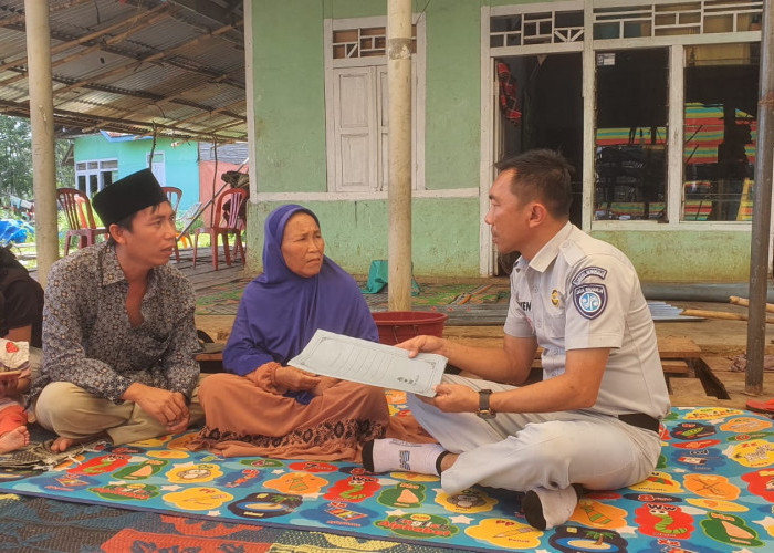 Ahli Waris Korban Laka Maut di Kerkap Bengkulu Utara Terima Santunan Jasa Raharja 