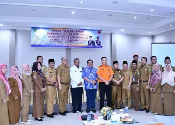  Penjabat Walikota Bengkulu Buka Pelatihan Relawan Pencegahan dan Mitigasi Bencana, Diikuti 300 Peserta