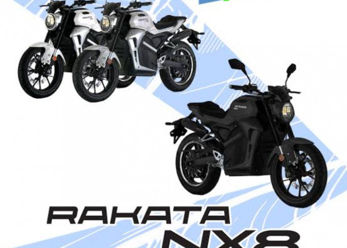 Merk Lokal! Harga dan Spesifikasi Rakata NX8 2024, Sepeda Motor Listrik Macho