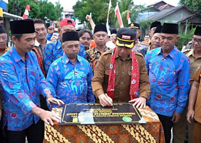Alhamdulillah Tidak Banjir Lagi, Walikota Bengkulu Resmikan Jembatan  Anak Sungai Lagan 
