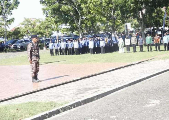  Kasatkorcab Banser Jadi Komandan Upacara Peringatan Hari Sumpah Pemuda di Seluma