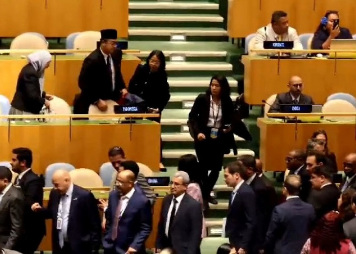 Saat Netanyahu Naik Mimbar, Delegasi Indonesia dan Negara Lain Walk Out di Sidang Umum PBB